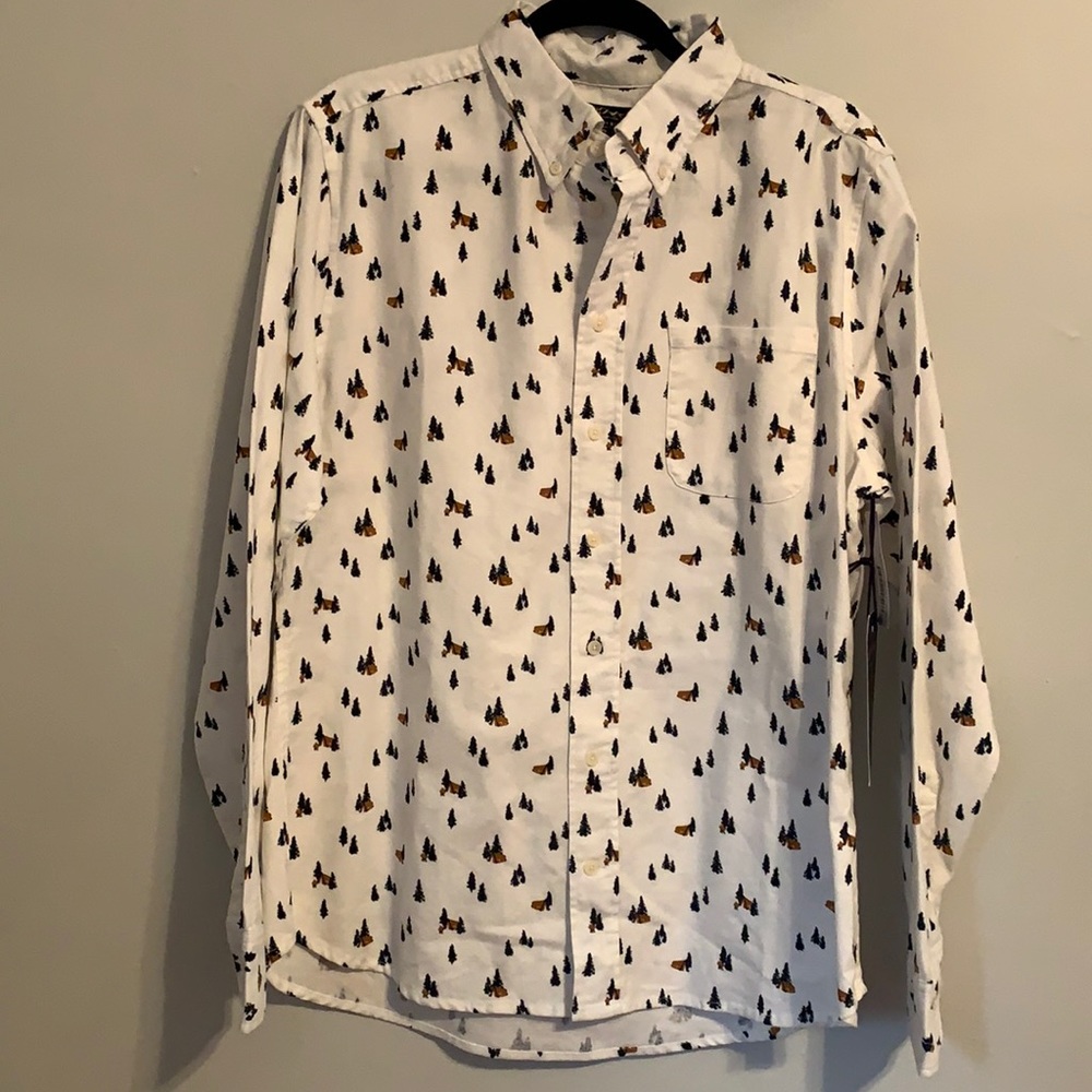 United By Blue Mens Patterned Buttondown
